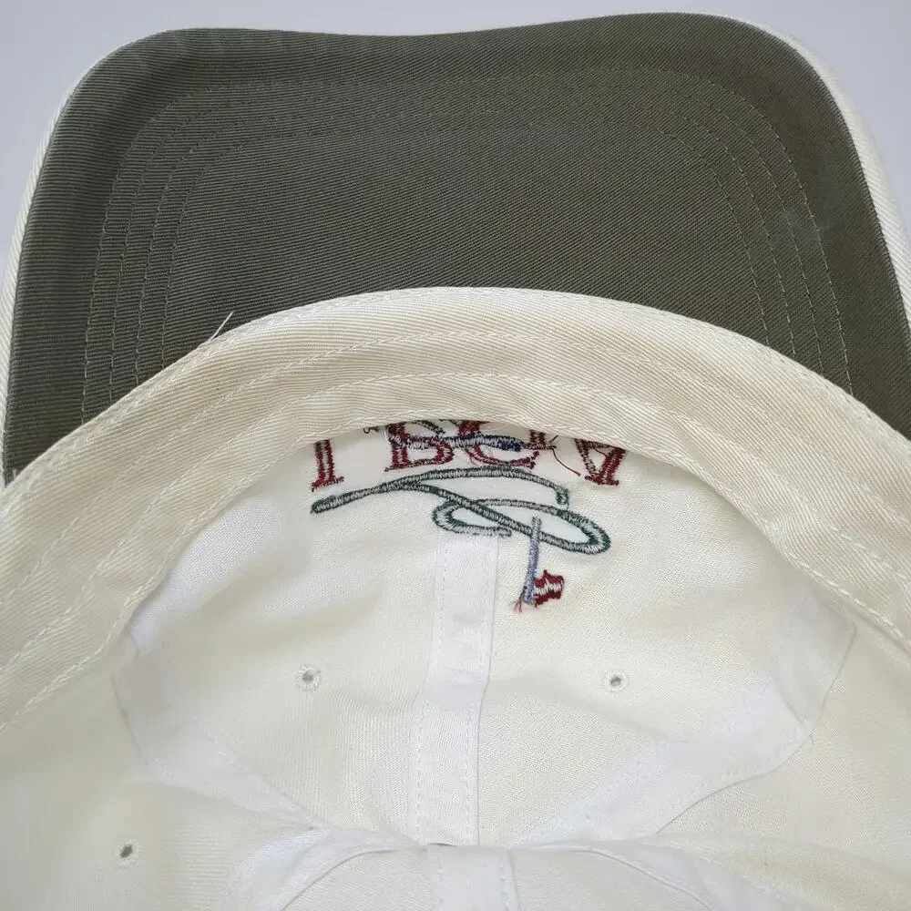 Ahead LPGA Tour Baseball Cap White One Size Golf Embroidery Slideback Strap Hat